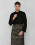 BAJU MELAYU AQSAD S/FIT (BLACK)